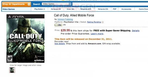 Call of Duty Allied Mobile Force Amazon