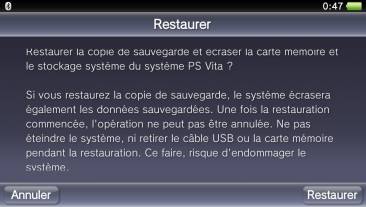 Gestionnaire de contenu Sauvegarder Restaurer Systeme PC PS3 (10)