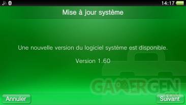 firmware 1.60 update MAJ  08.02