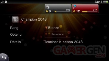 Wipeout 2048 trophees bronze