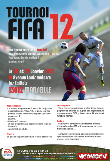 Affiche FIFA12 TOURNOI (2000)