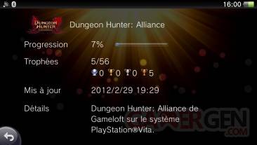 Dungeon Hunter trophees screen 001