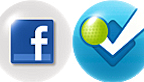 Facebook & foursquare logo vignette 03.04.2012