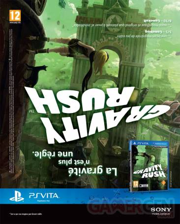 Gravity Rush affiche publicite 15.05.2012