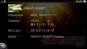 Gravity Rush daze liste des trophees 15.02.2012