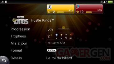 Hustle Kings trophees 23.03.2012