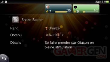 Metal Gear Solid 2 HD Edition Collection trophees bronze 24.07 (26)