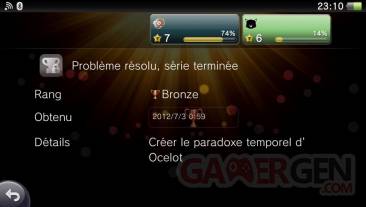 Metal Gear Solid 3 HD Edition Collection trophees bronze 24.07 (25)