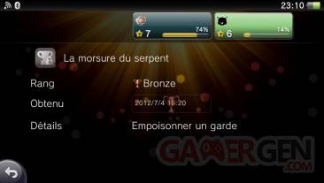 Metal Gear Solid 3 HD Edition Collection trophees bronze 24.07 (26)