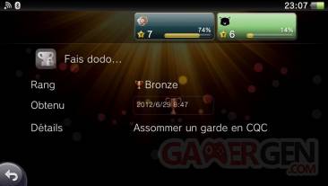 Metal Gear Solid 3 HD Edition Collection trophees bronze 24.07 (4)