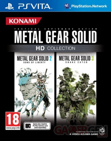 metal gear solid hd collection jaquette